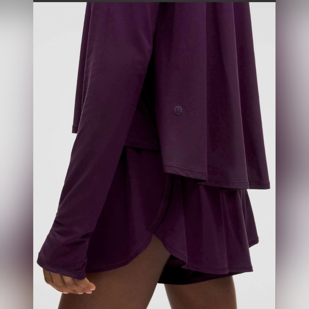 Lululemon Athletica Modal Relaxed Fit  Long-Sleeve Top- Flowy!! - Picture 5 of 10